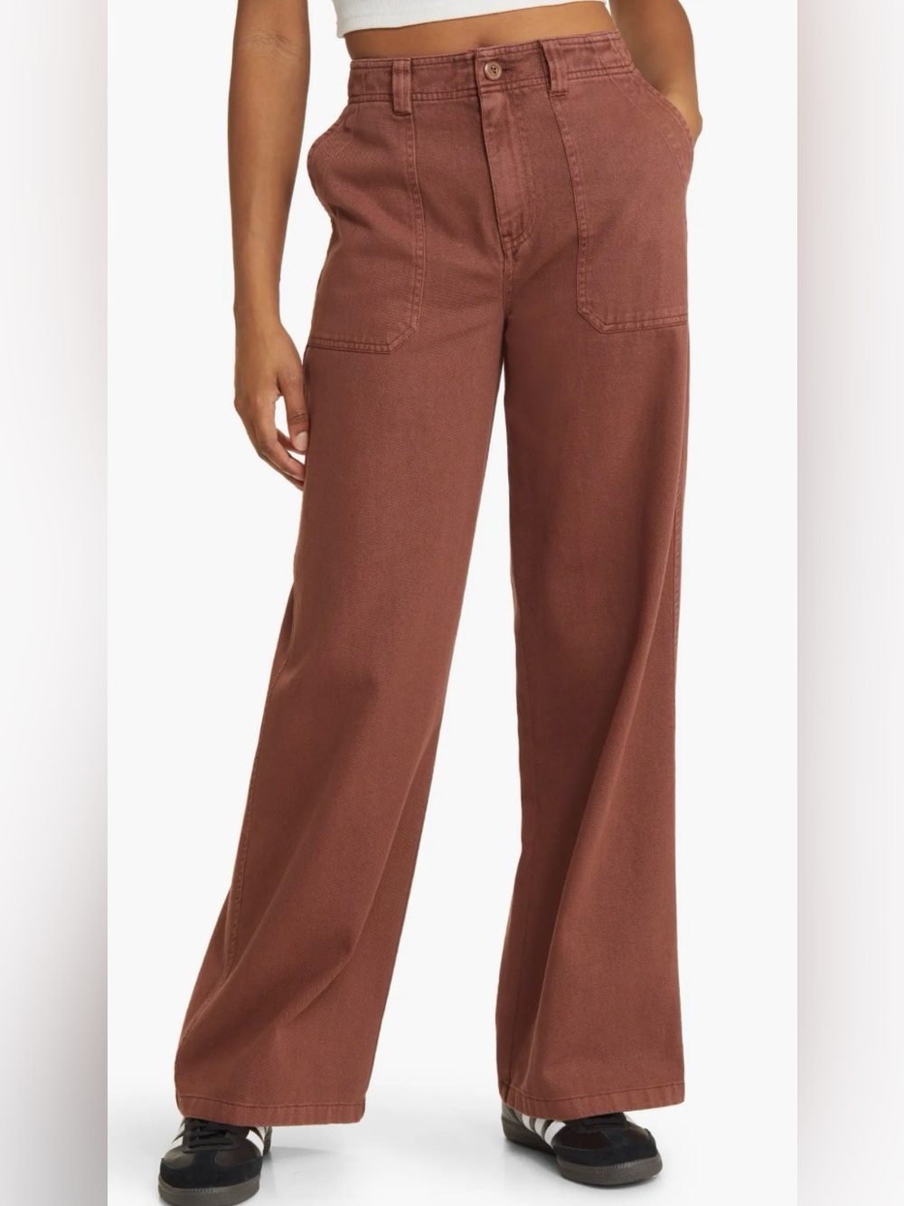 bp High-Rise Pants in Rust